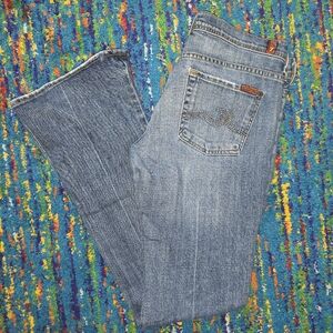 7 For All Mankind Rocker‎ Bootcut Jeans Size 29x32L GUC